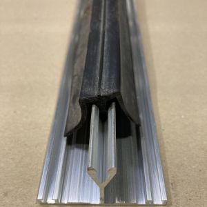 aluminiumprofiel voor polycarbonaat 16mm met rubbers