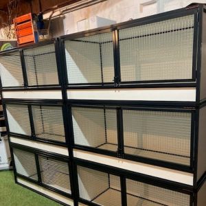 kooien b125 x d60 xh60cm in trespa